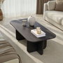 Hanah Home Akira Mesa de Café Madera Negra